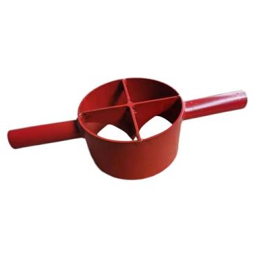 Imagem de Wswqop Máquina de corte de bambu, ferramentas manuais, potente, fácil de usar, fácil de quebrar, divisão uniforme, aço fundido de bambu, diâmetro 16 cm, 4 Cortes