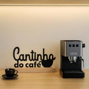 Imagem de Placa Decoração Letreiro Suporte cantinho do café mesa para área gourmet
