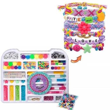 Imagem de Kit de Miçangas Infantil Maleta Emoticon Biju Collection Toys Import
