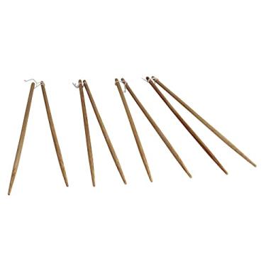 Imagem de IMUSA Pacote com 4 hashis de bambu de 34,3 cm (13,5"), marrom