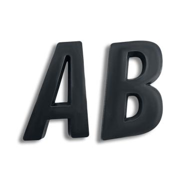 Imagem de Número Residencial Preto 3D Porta Parede Casa Prédio Empresa