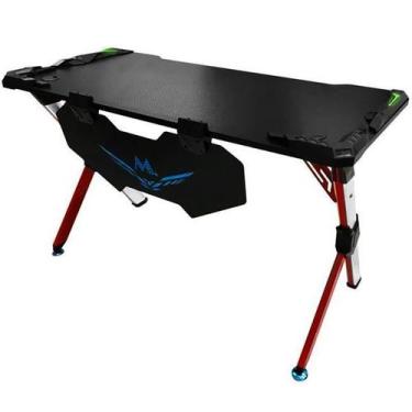 Imagem de Mesa Gamer DT 201 com Iluminação LED Preto MTEK