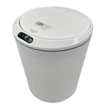 Imagem de Lixeira Banheiro Cozinha Automatica Sensor 5 Litros Lixo - Luatek