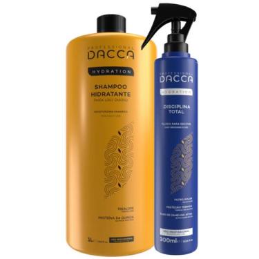 Imagem de Kit Shampoo Profissional C/ Protetor Térmico 2 Produtos - Dacca Profes