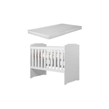 Imagem de Berço 3 em 1 Com Regulagem de Altura + Mosquiteiro 100% Mdf- Carinho + Colchão incluso - Tigus Baby