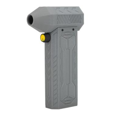 Imagem de Luqeeg Espanador de Ar Comprimido Elétrico, Espanador de Turbina Elétrica Portátil Sem Escovas de 110000RPM com Ajuste de 3 Marchas para Limpeza de Teclado de Computador (Cinza)