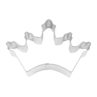 Imagem de Cortador de biscoito com coroa RM para lembrancinhas de festa de princesa/estêncil de scrapbook de bolo