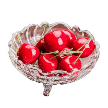 Imagem de Cesta de frutas para uso doméstico, mini prato de frutas criativo, tigela de sobremesa, prato de frutas, design de três pernas, prato de doces