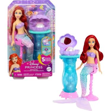 Imagem de Disney Princesa Boneca Ariel com Acessorios Surpresa MATTEL