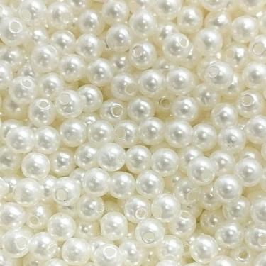 Imagem de PÉROLA DE ABS LISA Nº 05 20G PEROLA 5MM - LADEIRA BIJUTERIAS, PÉROLA