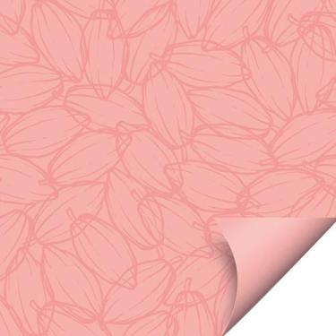 Imagem de Folha para Ovos de Páscoa Double Face Chocolux Rosa 69x89cm - 25 unida