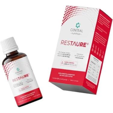 Imagem de Restaure Central Nutrition Suplemento Vitamí­nico Sabor Laranja 15ml com Vitaminas A, E, D3 e K2