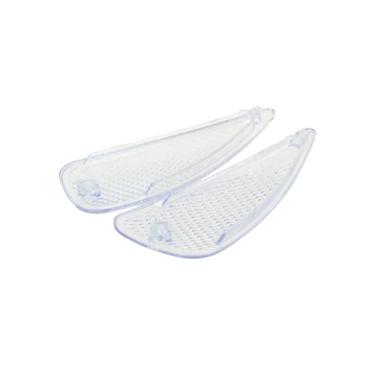 Imagem de 1 par de lentes para BMW K1200 RS 1996-1997-1998-1999-2000-2001; lente de luz piscante de pisca-pisca frontal (transparente)