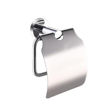 Imagem de Acessórios para banheiro cromados, toalheiro de aço inoxidável, porta-papel, anel para toalha, porta-copos, suporte para escova de vaso sanitário, pingente de ferragens, porta-papel revestido