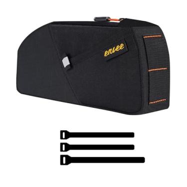 Imagem de predolo Bolsa de Armazenamento para Quadro de Bicicleta, Alça, Organizador Reutilizável, Suporte para Tubo Dianteiro de Bicicleta, Bolsa para Ferramentas, Preto
