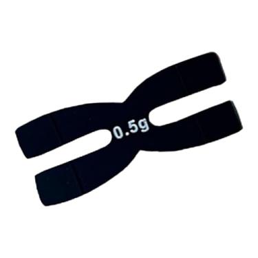 Imagem de KiBcsLic Auxílio para treinamento de peso de raquete de tênis, raquete de badminton com peso para crianças, exercício de força de braço e equilíbrio para, Preto