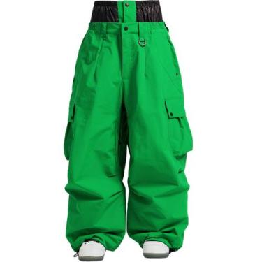 Imagem de Calças de esqui GSOU SNOW Super Baggy impermeáveis isoladas