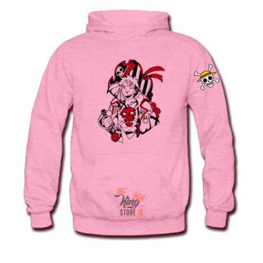 Imagem de Moletom com estampa canguru One Piece Anime Pira - Lightbek Official S