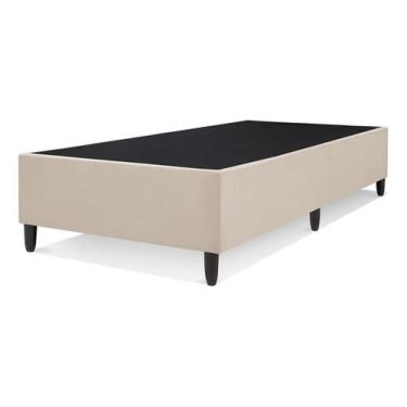 Imagem de BASE SOLTEIRO BOX PADRÃO 0,88 x 1.88 - GTA KASACONFORTO, Bege, suede