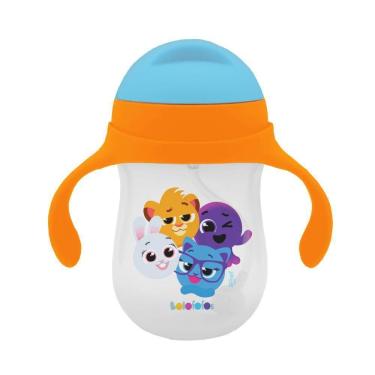 Imagem de Copinho Com Alça Bolofofos Laranja 360Ml - Zoop Baby