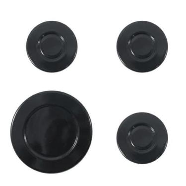 Imagem de Kit Tampinhas Espalhador de Chamas Cooktop 4 Bocas Fischer
