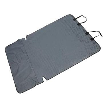 Imagem de GLOGLOW Capa de Assento de Carro para Cachorro, Tecido de Oxford à Prova d'água, Protege contra Derramamentos e Arranhões, Instalação Fácil para SUVs e Donos de Animais de Estimação (Cinza)