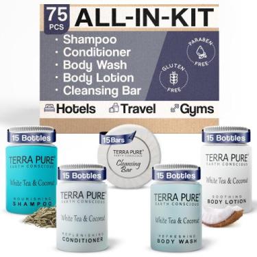 Imagem de Conjunto de produtos de higiene pessoal Terra Pure White Tea & Coconut