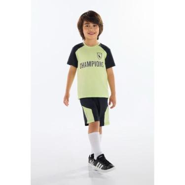 Imagem de Conjunto Menino com FPS +50 Quimby, Verde, 12