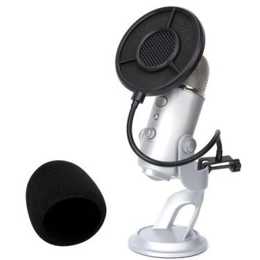 Imagem de Pára-brisas de espuma Pop Filter para microfone Blue Yeti - YOUSHARES