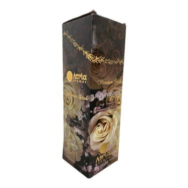 Imagem de Incenso Rosa Branca Atria 0% Carvão 25 Caixas Com 8 Varetas