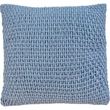 Imagem de Capa De Almofada Trama New Decorativa 45x45cm 90% Algodão Bruma Azul