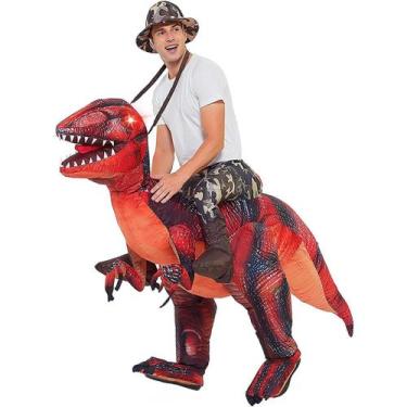 Imagem de Disfraz inflable de dinosaurio GOOSH T-Rex 160 cm y 183 cm