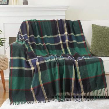 Imagem de Manta BATTILO HOME Forest Green Plaid 130x150cm
