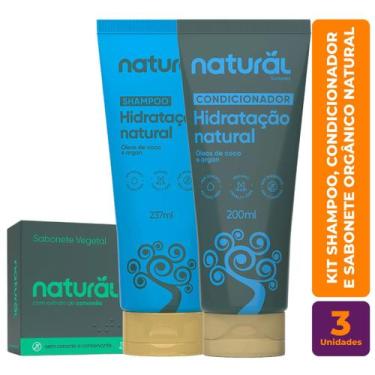 Imagem de Kit Sabonete Camomila, Shampoo e Condicionador Natural da Linha Oleo d