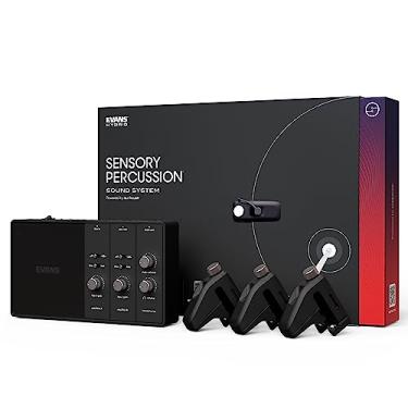 Imagem de Evans Sistema de som de percussão sensorial híbrido - inclui software, interface de áudio, 3 sensores de bateria e cabos - Transforme qualquer bateria em ferramenta de música personalizável