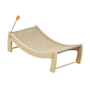 Imagem de IEUDNS Arranhador de sisal para gatos 2 em 1 e protetor de móveis resistente à queda de pelos para sofá de descanso, 53x33x15.5 Cm