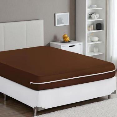 Imagem de Capa Para Colchão Casal Queen Com Zíper Malha Gel Várias Cores - ENXOV