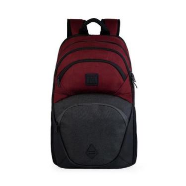 Imagem de Mochila Escolar Masculina High Shape III Vinho - Bagaggio