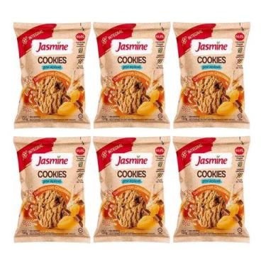 Imagem de Cookies Zero Açúcar de Damasco e Chocolate Jasmine - Pacote com 6 unid