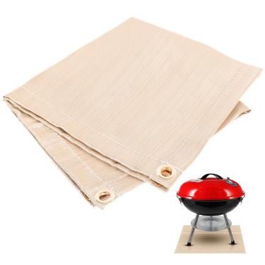 Imagem de Tapete para fogueira de 50,8 cm para fogão a lenha sob a grelha