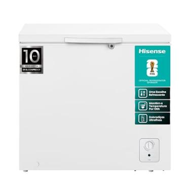 Imagem de Freezer Horizontal Hisense 198 Litros Tripla Ação Branco FC257N – 127 Volts