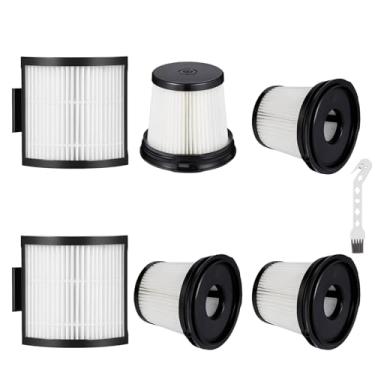Imagem de Pacote com 6 filtros IW3511 IW1111 HEPA de substituição para Shark IW3511 DetectPro Aspirador de pó leve sem fio. Para Shark Detect Pro Auto-Empty System PowerFins Brushroll portátil portátil 2 em 1