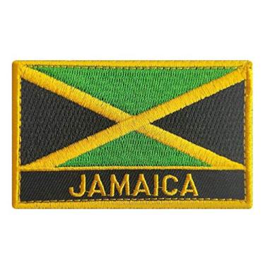 Imagem de GAMESPFF Adesivos táticos de cada país (Jamaica, costurar a ferro)