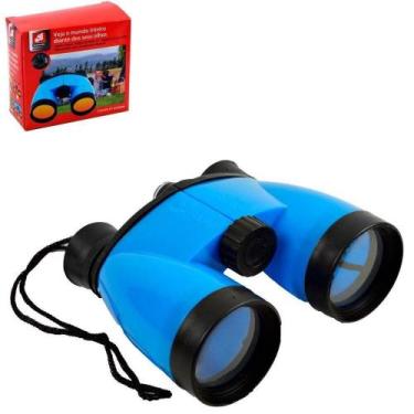 Imagem de Binóculo de Plástico 11,5cm com Cordão e Bússula - Genérico