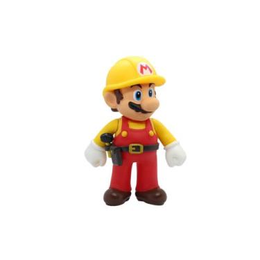 Imagem de Boneco de ação genérico Mario Bros Mario Maker 12cm - Lightbek Officia
