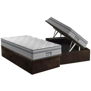 Imagem de Cama Box Baú Solteiro: Colchão Molas Ensacadas Probel MasterPocket Pro
