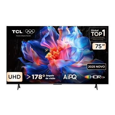 Imagem de Smart TV 75" 4K TCL 75P6K Google TV HDR10+ Processador AiPQ