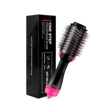 Imagem de Escova Secadora Elétrica Oval 127V Com Ajuste De Potência E Cerdas Mistas – Alisa, Modela E Dá Volume Aos Fios Com Rapidez E Segurança, Ideal Para Uso Diário E Resultado Profissional Em Minutos