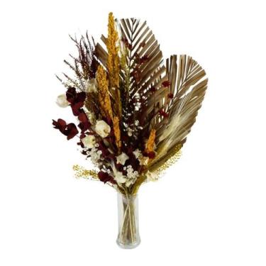 Imagem de Arranjo Palmeira Leque Luxo + Vaso - Pense Flores