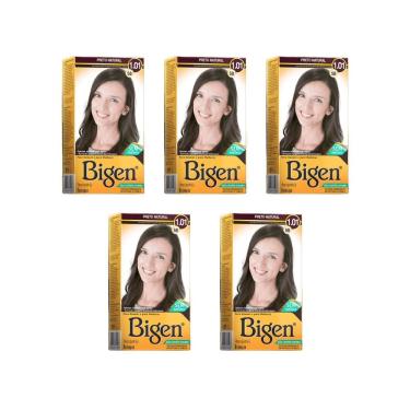 Imagem de Coloraçao Bigen 58 Preto Natural - Kit C/5Un